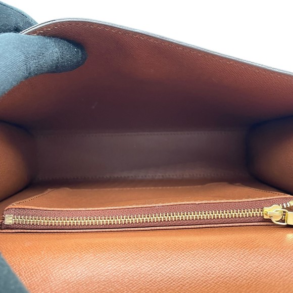 LOUIS VUITTON Louis Vuitton Monogram Malesherbes Handbag M51379 Brown Leather... - Picture 14 of 16